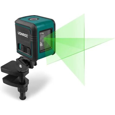 VONROC Laser Level - Kreuzlinienlaser - 18m - Grün VONROC Laser Level - Kreuzlinienlaser - 18m - Grün