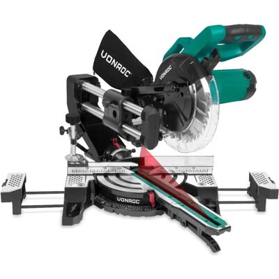 Sierra ingletadora Vonroc Compacta 2200W - Ø216mm - Hoja 40-T - Corte radial Sierra ingletadora Vonroc Compacta 2200W - Ø216mm - Hoja 40-T - Corte radial
