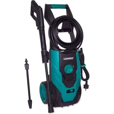 Vonroc Hochdruckreiniger - 1800W, 140 bar, 420 l/h - Tank, 8m Schlauch Vonroc Hochdruckreiniger - 1800W, 140 bar, 420 l/h - Tank, 8m Schlauch