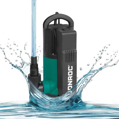 Pompe submersible Vonroc - Interrupteur à flotteur automatique - 750W - 14000 L/h - Pour eau sale et claire - Publicité Pompe submersible Vonroc - Interrupteur à flotteur automatique - 750W - 14000 L/h - Pour eau sale et claire - Publicité