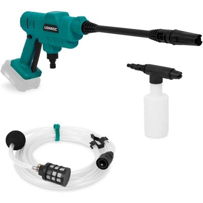 VONROC Accu Hogedrukreiniger - 24bar - 20V - Compact & Draadloos VONROC Accu Hogedrukreiniger - 24bar - 20V - Compact & Draadloos