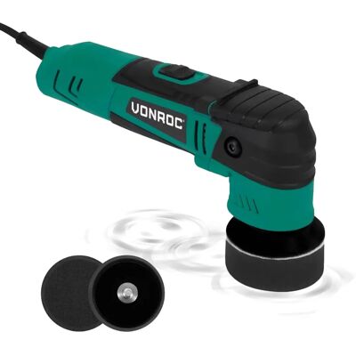 VONROC Polisseuse à double action - 400W, Ø50/75mm, Démarrage progressif, Puissance constante - Publicité VONROC Polisseuse à double action - 400W, Ø50/75mm, Démarrage progressif, Puissance constante - Publicité