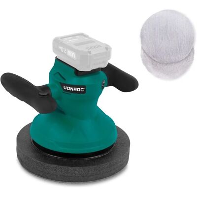 VONROC Accu Polijstmolen - 20V Ø240mm, Controle & Glans VONROC Accu Polijstmolen - 20V Ø240mm, Controle & Glans