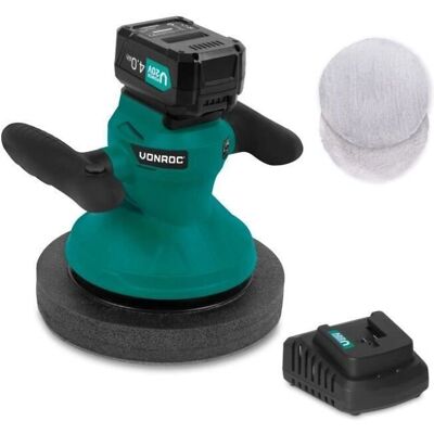 VONROC Power 20V Auto- & Bootpolierer - 240mm - Austauschbare Batterie VONROC Power 20V Auto- & Bootpolierer - 240mm - Austauschbare Batterie
