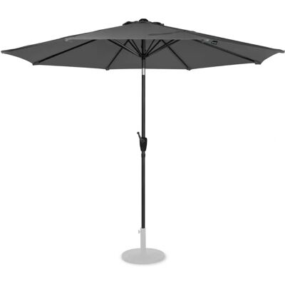 VONROC Premium Gartenschirm Recanati Ø300cm - Grau VONROC Premium Gartenschirm Recanati Ø300cm - Grau