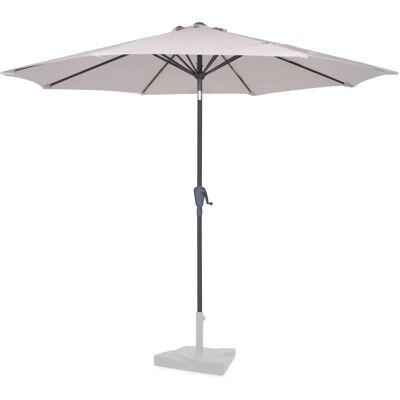 VONROC Recanati Premium Sonnenschirm - Ø300cm - Beige - UV 50+ VONROC Recanati Premium Sonnenschirm - Ø300cm - Beige - UV 50+