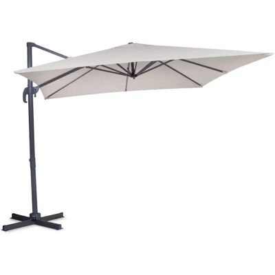 VONROC Premium Sonnenschirm Pisogne - 360° drehbar - UV-beständig - Beige VONROC Premium Sonnenschirm Pisogne - 360° drehbar - UV-beständig - Beige