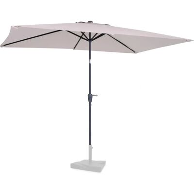 VONROC Sonnenschirm Premium Rapallo 200x300cm - Verstellbar - UV 50+ - Beige - Mit Hülle VONROC Sonnenschirm Premium Rapallo 200x300cm - Verstellbar - UV 50+ - Beige - Mit Hülle