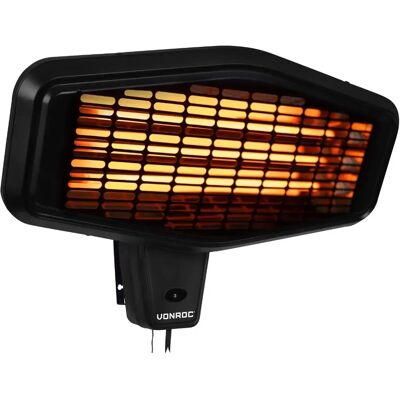 Chauffage Murale VONROC - 2200W - Élément Quartz - 3 Niveaux de Chaleur - Publicité Chauffage Murale VONROC - 2200W - Élément Quartz - 3 Niveaux de Chaleur - Publicité