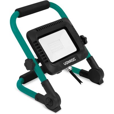 VONROC Luz de trabajo LED - 30W, Plegable, 120° Ángulo de haz VONROC Luz de trabajo LED - 30W, Plegable, 120° Ángulo de haz