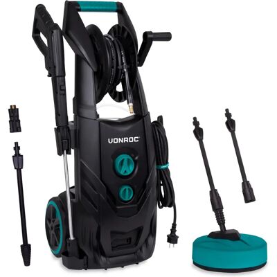 Lavatore ad alta pressione VONROC PRO 2500W - 195 Bar - 8m Tubo - Motore a induzione duraturo Lavatore ad alta pressione VONROC PRO 2500W - 195 Bar - 8m Tubo - Motore a induzione duraturo