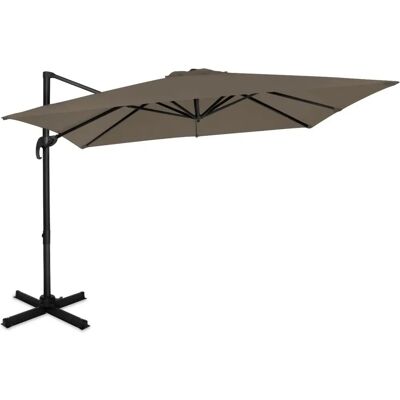 VONROC Premium Parasol Pisogne - UV 50+ - 360° - Taupe VONROC Premium Parasol Pisogne - UV 50+ - 360° - Taupe