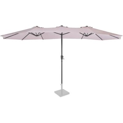 Parasol de soleil Vonroc Iseo 460x270cm - UV50+ - Beige - Publicité Parasol de soleil Vonroc Iseo 460x270cm - UV50+ - Beige - Publicité