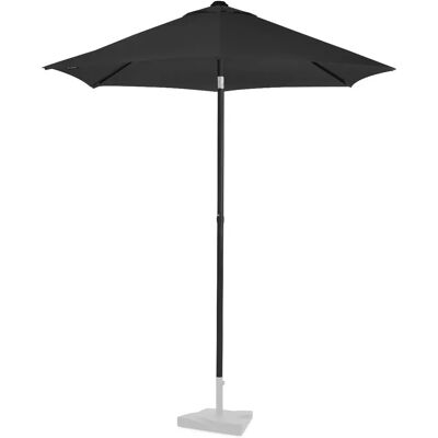 Vonroc Sonnenschirm Torbole - Ø200cm – Premium Schirm Anthrazit/Schwarz Vonroc Sonnenschirm Torbole - Ø200cm – Premium Schirm Anthrazit/Schwarz