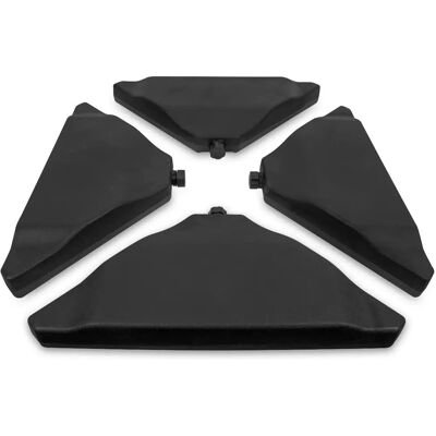 Base para sombrilla VONROC Recarregable Triangular - 80kg - 50x50cm Base para sombrilla VONROC Recarregable Triangular - 80kg - 50x50cm