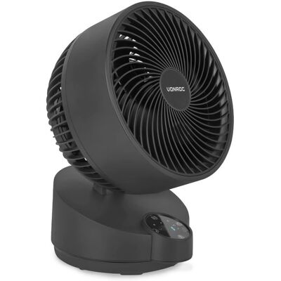 VONROC AF501AC - Ventilador - negro - mando a distancia - 3 velocidades VONROC AF501AC - Ventilador - negro - mando a distancia - 3 velocidades