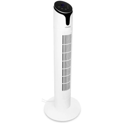 Vonroc 86 cm Luxusbügelventilator - Weiß - Turmventilator Vonroc 86 cm Luxusbügelventilator - Weiß - Turmventilator