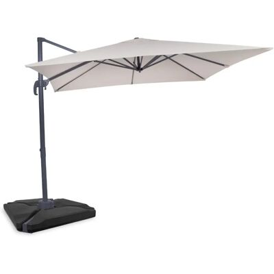 Parasol Premium Pisogne - Rotatif à 360° - Beige - Protection Solaire - Publicité Parasol Premium Pisogne - Rotatif à 360° - Beige - Protection Solaire - Publicité