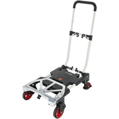 Magnacart 2-en-1 Chariot et Plateau - Pliable Aluminium - 137KG Max - Publicité Magnacart 2-en-1 Chariot et Plateau - Pliable Aluminium - 137KG Max - Publicité