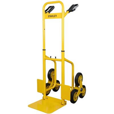 Stanley FT521 Foldable Handcart - 120kg Capacity - Metal - Yellow - Handwagen Stanley FT521 Foldable Handcart - 120kg Capacity - Metal - Yellow - Handwagen