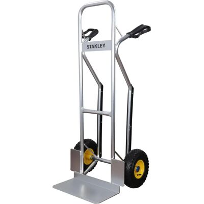 Stanley Aluminium Hand Truck - 200kg Capacity - Silver/Yellow Stanley Aluminium Hand Truck - 200kg Capacity - Silver/Yellow