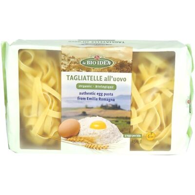 LA BIO IDEA Makaron jajeczny BIO - 250g - Wysoka zawartość białka, Certyfikowane ekologiczne LA BIO IDEA Makaron jajeczny BIO - 250g - Wysoka zawartość białka, Certyfikowane ekologiczne
