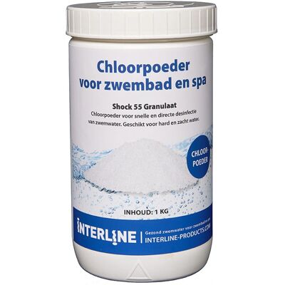 Interline 52781202 Waterbehandelingschemie - Chloorgranulaat - 1kg Interline 52781202 Waterbehandelingschemie - Chloorgranulaat - 1kg