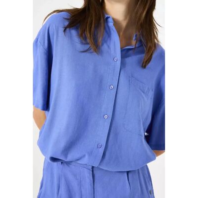 Chemise pour femme Garcia D50038 Bleu XL - Chemise - Publicité Chemise pour femme Garcia D50038 Bleu XL - Chemise - Publicité