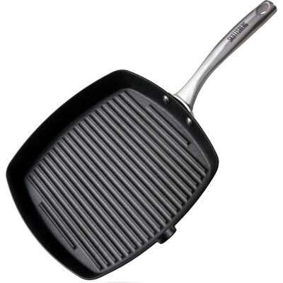 Skottsberg Støpejernsgrillpanne 28cm Sølv - Grillpanne Skottsberg Støpejernsgrillpanne 28cm Sølv - Grillpanne