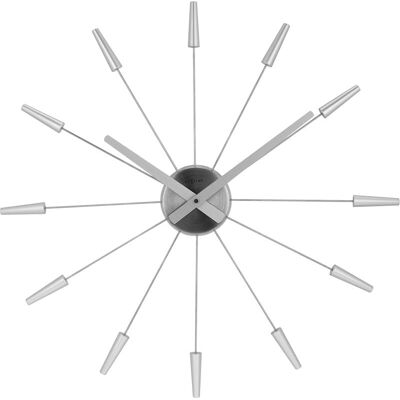 NeXtime 2610ZI Silver Quartz Wall/Clock - Wall/Table Clock NeXtime 2610ZI Silver Quartz Wall/Clock - Wall/Table Clock