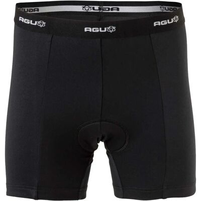 Pantalones cortos deportivos negros Agu con badana Green95 - Ropa deportiva Pantalones cortos deportivos negros Agu con badana Green95 - Ropa deportiva