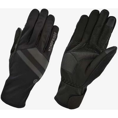 Gants AGU Windproof Essential pour Cyclisme - Noir - Publicité Gants AGU Windproof Essential pour Cyclisme - Noir - Publicité