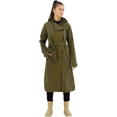 AGU Grüner Trenchcoat für Damen - Radfahren & Stadt AGU Grüner Trenchcoat für Damen - Radfahren & Stadt