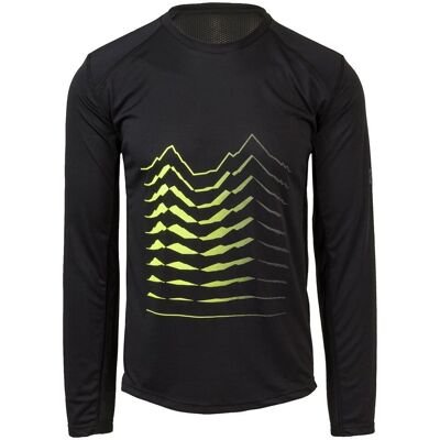 Jersey Negro Agu XL - Mangas largas, transpirable, antiabrasión Jersey Negro Agu XL - Mangas largas, transpirable, antiabrasión