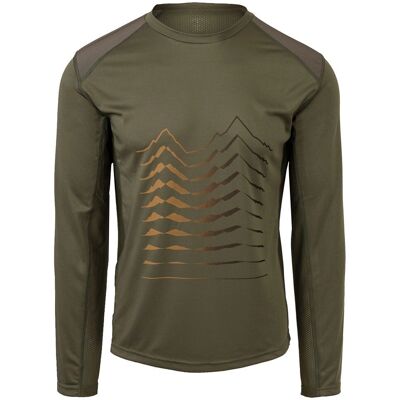 Jersey Agu Verde de Manga Larga - Transpirable y Resistente Jersey Agu Verde de Manga Larga - Transpirable y Resistente
