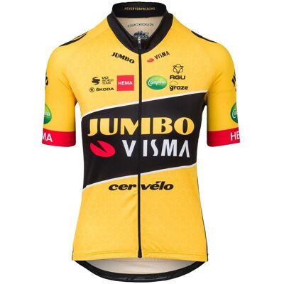 Camiseta de ciclismo AGU Modelo DSM 2022 - Poliéster transpirable Camiseta de ciclismo AGU Modelo DSM 2022 - Poliéster transpirable