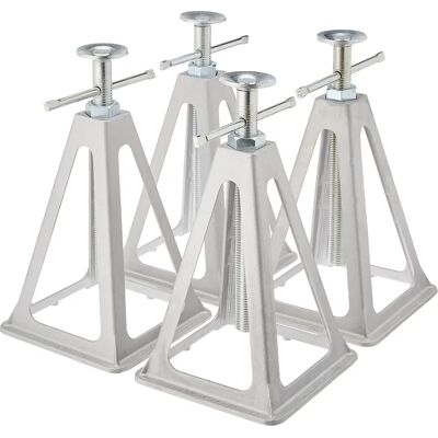 ProPlus Zestaw podpór w aluminiumu - Stabilizacja przyczep ProPlus Zestaw podpór w aluminiumu - Stabilizacja przyczep