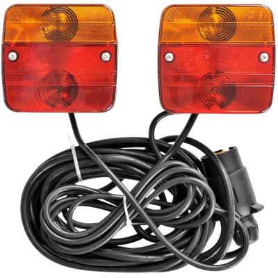 Luz de pastoreio Pricenet com ímãs - cabo 7,5+2,5M Luz de pastoreio Pricenet com ímãs - cabo 7,5+2,5M