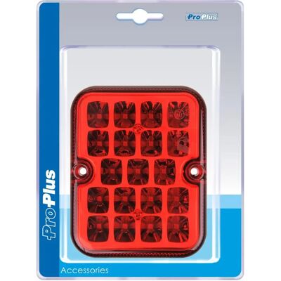 Pricenet Bakre dimljus - 343633S - 19LED - 100x81mm - E4 Godkänd Pricenet Bakre dimljus - 343633S - 19LED - 100x81mm - E4 Godkänd