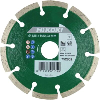 HiKOKI 752802 - Disque diamant - 125x22,2x7 mm - Universel - Publicité HiKOKI 752802 - Disque diamant - 125x22,2x7 mm - Universel - Publicité