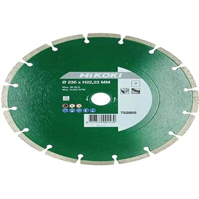 HiKOKI 752805 Diamantsägeblatt - Universal, 230mm, 22,2mm, 7mm Segmentiert - Schneidwerkzeug HiKOKI 752805 Diamantsägeblatt - Universal, 230mm, 22,2mm, 7mm Segmentiert - Schneidwerkzeug