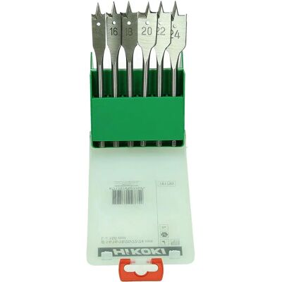 HiKOKI Flata träborrset - 14-24mm, 6 st HiKOKI Flata träborrset - 14-24mm, 6 st