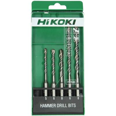 HiKOKI Bor- og meisesett V-Plus A5 SDS-plus 5/6/8x110/160mm - Tungt bruk HiKOKI Bor- og meisesett V-Plus A5 SDS-plus 5/6/8x110/160mm - Tungt bruk