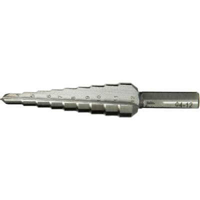 Hitachi 66780111 Boremaskin - Trinnbor - 4-12mm, 6mm Tange, 5mm Trinn - Boremaskin Verktøy Hitachi 66780111 Boremaskin - Trinnbor - 4-12mm, 6mm Tange, 5mm Trinn - Boremaskin Verktøy