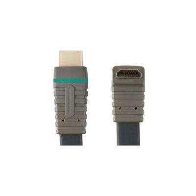 Câble HDMI Bandridge BVL1335 5m - HDMI Type A - Plat, Connecteur à 90° - Publicité Câble HDMI Bandridge BVL1335 5m - HDMI Type A - Plat, Connecteur à 90° - Publicité