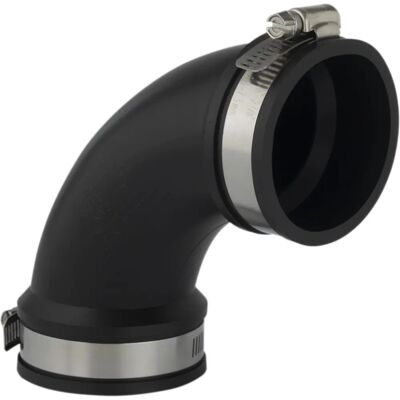 AquaForte Coude flexible en PVC - 90° - 90-82 mm - Raccord de tuyau - Publicité AquaForte Coude flexible en PVC - 90° - 90-82 mm - Raccord de tuyau - Publicité