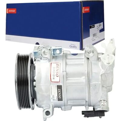 DENSO DCP21014 AC compressor - R134a, 6 grooves, 210mm length DENSO DCP21014 AC compressor - R134a, 6 grooves, 210mm length