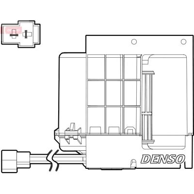 DENSO DEA17033 - Varmluftblæser DENSO DEA17033 - Varmluftblæser