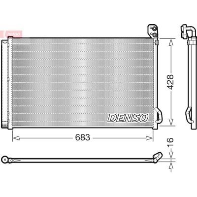 DENSO DCN99083 - Klimakondensator til Tesla DENSO DCN99083 - Klimakondensator til Tesla