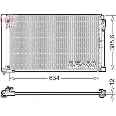 DENSO DCN46038 - Højtydende klimakondensator til INFINITI DENSO DCN46038 - Højtydende klimakondensator til INFINITI